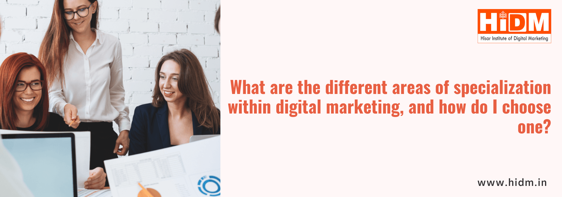What are the different areas of specialization within digital marketing