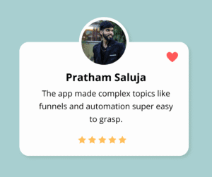 Feedback of our student named Pratham Saluja