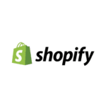 This image includes the logo of Shopify with the favicon and Shopify text.