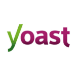 Yoast SEO Tool logo with a green-colored Y and oast in pink.