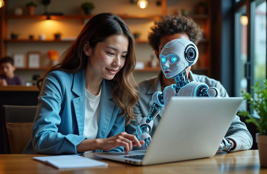Indian digital marketer using AI tools for marketing strategy and campaign planning