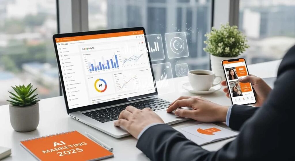 AI automation tools managing digital marketing campaigns