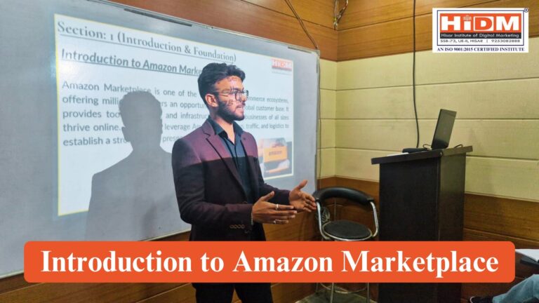 Students attending a digital marketing seminar at HIDM Hisar