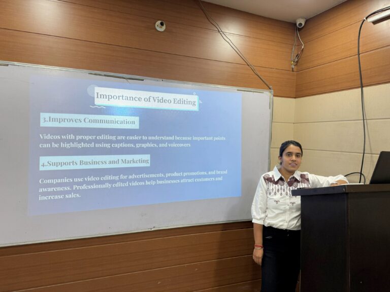 Digital marketing workshop with students at HIDM Hisar