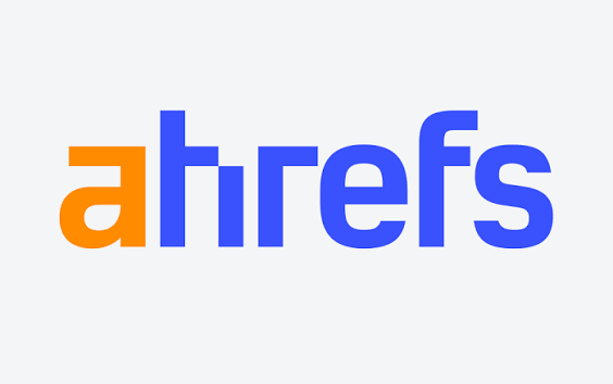 Ahrefs SEO tool logo for backlink checker and site audit