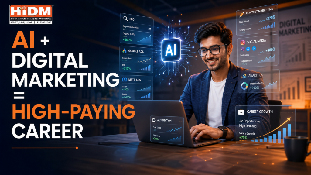 AI and digital marketing for a high-paying career