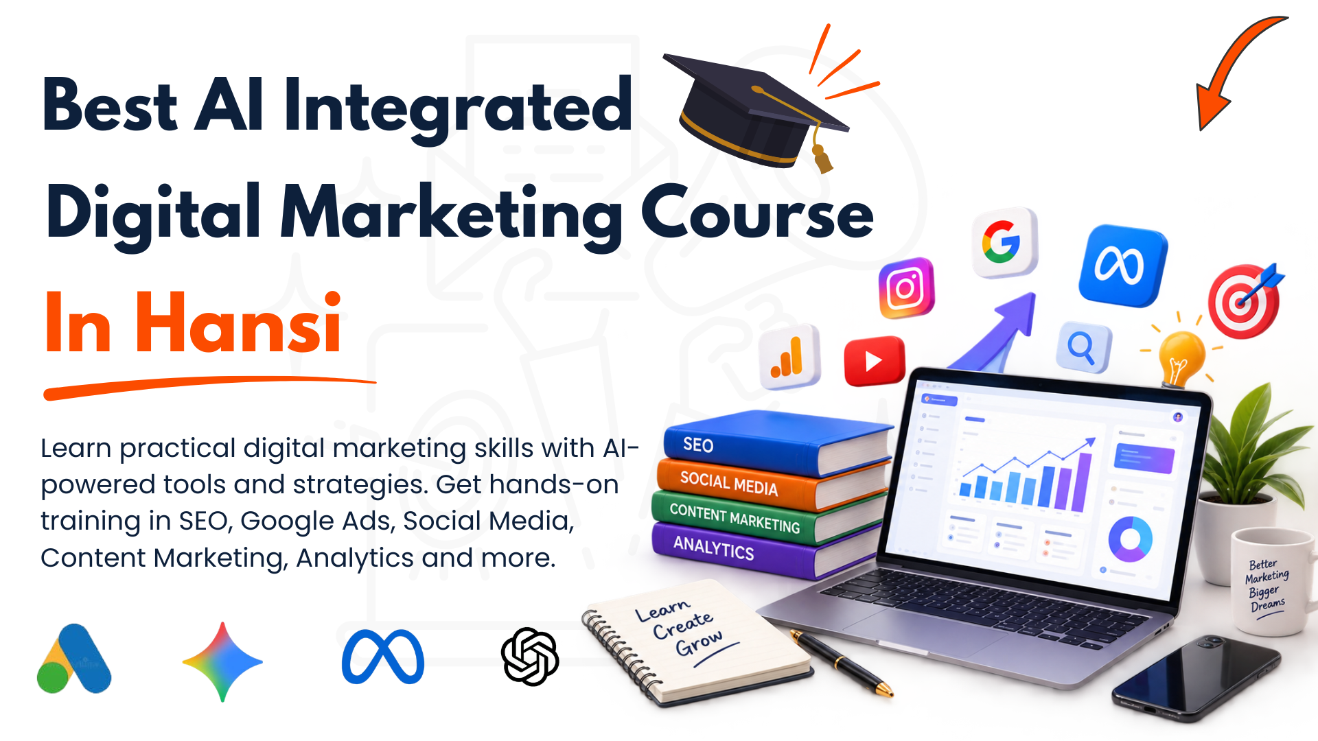 Best AI Integrated Digital Marketing Course in Hansi | HiDM