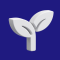 A dark blue banner displaying four 3D white icons: a seedling, a growth chart, a running figure, and a launching rocket.