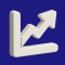 A dark blue banner displaying four 3D white icons: a seedling, a growth chart, a running figure, and a launching rocket.